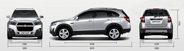 Клиренс Chevrolet Captiva
