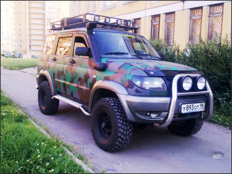 Вариант тюнинга УАЗ Патриот